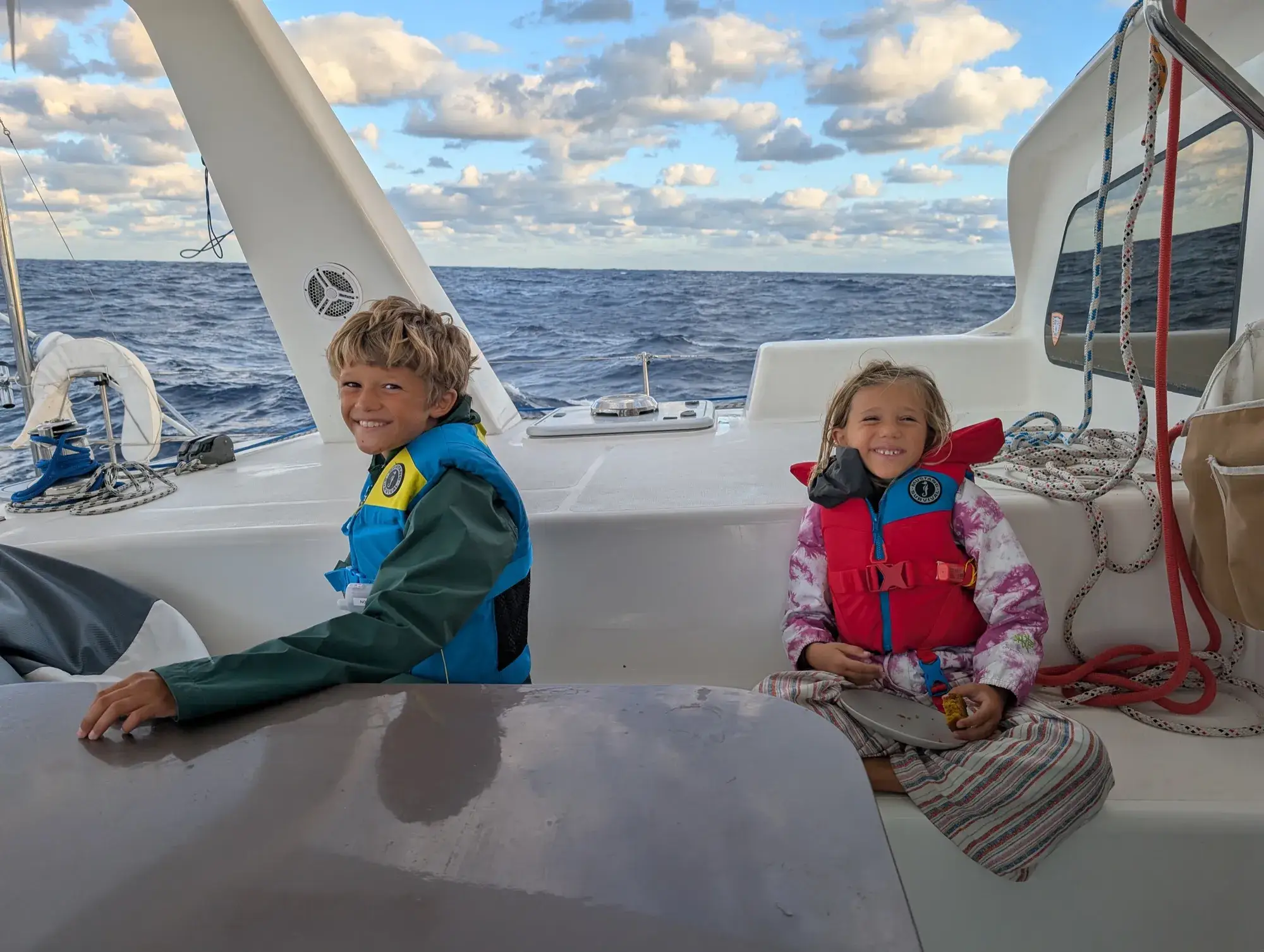 Our family aboard Tropicalia